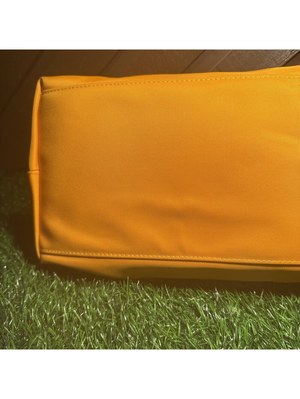 Dooney & Bourke Nylon Large Erica Hobo Shoulder Bag Mustard Yellow Red Lining - Picture 6 of 14
